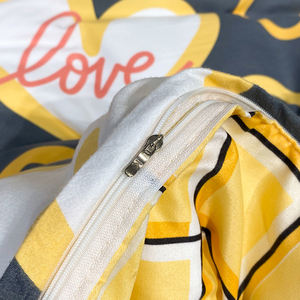 Soft Microfiber Disperse Cartoon Printed <strong>Duvet</strong> Cover Set 100%polyester <strong>Small</strong> Heart Kids Printing <strong>Bed</strong> Sheets Sets - Product Image 5