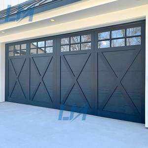 Portes de <span class=keywords><strong>garage</strong></span> pliantes horizontales en acier modernes personnalisées en usine avec fonction antivol pour une utilisation extérieure - Product Image 3