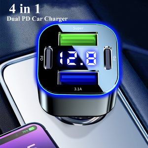 Caricabatterie da Auto USB <span class=keywords><strong>C</strong></span> Dual PD 4 in 1 con Monitoraggio della Tensione per iPhone Samsung, Prodotti in Dropshipping 2026 - Product Image 5