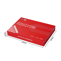 Boîte à diplôme de luxe rouge personnalisée en carton rigide avec fermeture magnétique pour certificat d'admission universitaire et diplôme de remise des diplômes