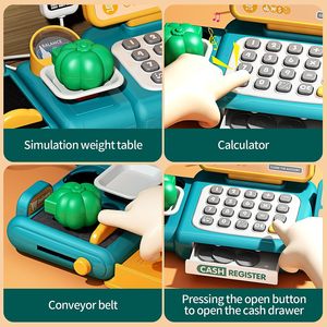 BGL 36 pezzi per bambini in età prescolare finti giochi per fare la spesa al supermercato Set per il <span class=keywords><strong>registratore</strong></span> <span class=keywords><strong>di</strong></span> <span class=keywords><strong>cassa</strong></span> del supermercato <span class=keywords><strong>giocattolo</strong></span> in plastica resistente - Product Image 5