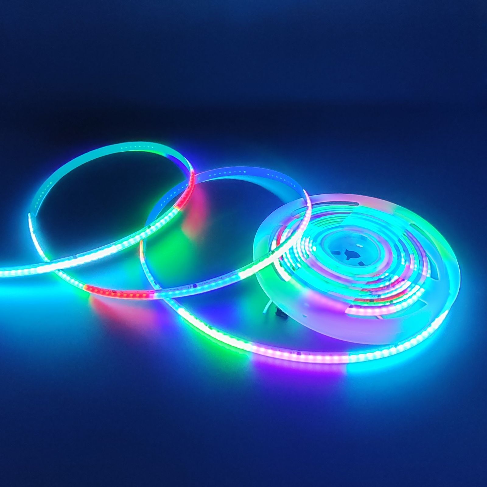 Digital Pixel SPI DMX 2811 COB Strip 720led/m Magic Full Color RGBIC Addressable COB LED Strip Tube Pixel COB Strip for Decor