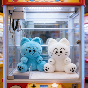 ตุ๊กตาแมวขนาด 8 นิ้ว ของเล่นตุ๊กตาขนนุ่ม น่ารัก สไตล์ไวรัล หน้ายิ้ม สำหรับเด็กและตู้คีบตุ๊กตา จากโรงงานโดยตรง - Product Image 1