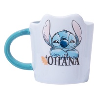 Mug à café mignon Stitch avec motif OHANA, cadeau créatif pour la maison pour filles et garçons - Anniversaire et fête