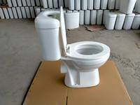 WC deux pièces à double chasse en porcelaine blanche, prix de gros, direct usine, pour l'Europe