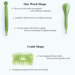 Set di Strumenti per Massaggio Gua Sha in Resina Naturale per Viso e Corpo, Alleviamento del Dolore Muscolare e Riduzione dello Stress, Logo Personalizzabile - Product Image 5