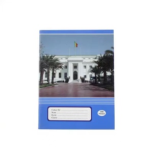 Carnet d'exercices ligné français A5 personnalisé, couverture souple, reliure thermique, 100 feuilles, reliure agrafée, 48 pages, pour écoles africaines - Product Image 2