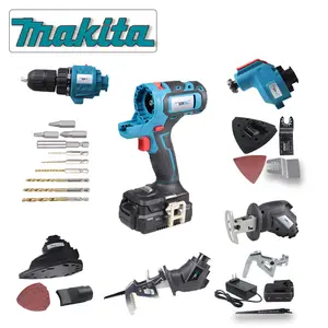 18V Makita 5 trong 1 đa chức năng không dây dao động công cụ, Jig Saw qua lại Saw và chuột Sander file đính kèm