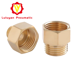 <span class=keywords><strong>Raccord</strong></span> de tuyauterie industriel à tête carrée, adaptateur mâle fileté égal, douille en laiton usinée CNC, prix d'usine - Product Image 1