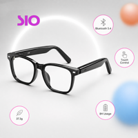 Lunettes de traduction IA intelligentes 5.3, lunettes de soleil UV400, traduction vocale instantanée, enregistrement de réunions, musique, appels, lunettes connectées