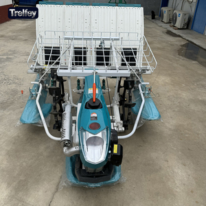 เครื่องปลูกข้าวแบบเข็นมือสำหรับฟาร์มขนาดเล็ก 4/6 แถว ระบบปรับไฮดรอลิก เกียร์เครื่องยนต์ ผลผลิตสูง - Product Image 2