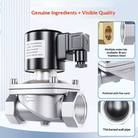 Válvula Solenoide de Acción Directa de Acero Inoxidable para Agua y Aire a Baja Temperatura DN15/20/25, Válvula de Control de Tuberías 24V/12V/220V