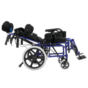 Vente en gros de fauteuil roulant manuel confortable pour les enfants atteints de paralysie cérébrale Prix de la conception de dossier haut - Product Image 1