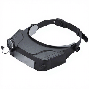 <span class=keywords><strong>Loupe</strong></span> de casque multi-magnification avec éclairage LED mains libres pour la réparation - Product Image 2