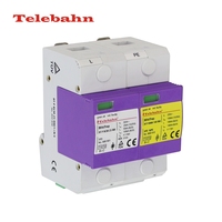 Parafoudre monophasé Telebahn TUV Iimp25kA AC SPD T1+T2 230V/350V 1P+N, parafoudre de surtension basse tension