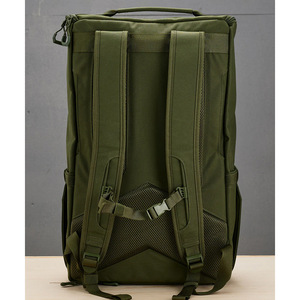 Sac à dos de randonnée transfrontalier 20 pouces vert militaire avec bretelles réglables pour sports de plein air unisexe couleur unie - Product Image 4