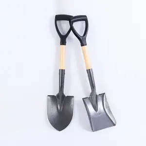 Venta caliente Mini pala de jardín de acero pequeña herramienta agrícola con mango - Product Image 2
