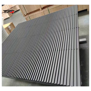 Gỗ Nhìn Nhôm Bọt Bánh <span class=keywords><strong>Sandwich</strong></span> Bảng Điều Chỉnh An Ninh Tự Động Lưới Tản Nhiệt Cửa Nhà Để Xe Battens Cửa Nhà Để Xe Cho Ngôi Nhà - Product Image 4