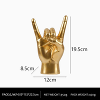 Patung Gerakan Tangan Resin Kustom, Berbagai Figur Gerakan Tangan, Kerajinan Resin, Cocok untuk Meja Kantor dan Dekorasi Rumah