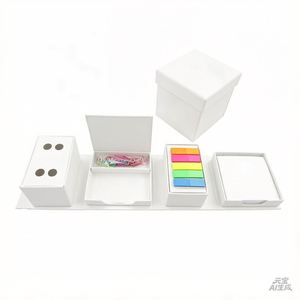 Set de Regalo Ejecutivo Moderno y Minimalista Personalizado, Set de Escritorio con Bloc de Notas Adhesivas, Organizador de Notas, Portapapeles - Product Image 1