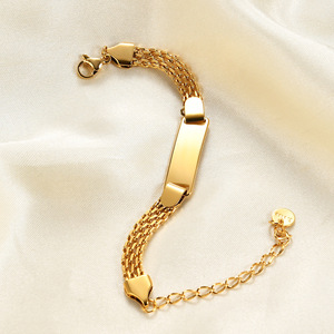 Bracelet en maille cœur en acier inoxydable 8MM plaqué or 18 carats, bijoux unisexes, cadeau pour hommes, femmes et enfants - Product Image 2