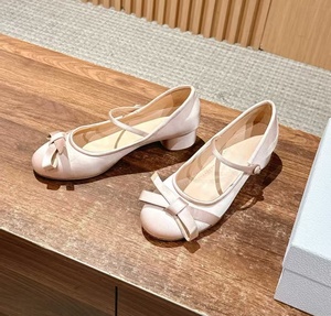 2026 New Brand Soft Pink Gentle Fairy Style Round-Toe Low-Heel Gentle Casual Commuting Bridal Attendant Shoes - Product Image 4
