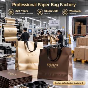 Bolsa de Papel Kraft Mini de Lujo Personalizada para Ropa, Compras, con Asa de Lazo Hecha a Mano, para Empaque Minorista, con Logotipo Impreso Personalizado - Product Image 4