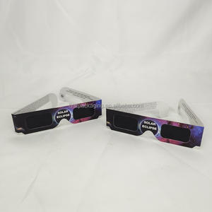Lunettes solaires en papier unisexes avec logo personnalisé et design <span class=keywords><strong>de</strong></span> marque Lunettes d'éclipse en papier 3D - Product Image 5