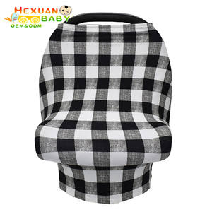 A rayas multicolor de lactancia materna enfermería bufanda bebé abrigo del portador de bebé cubierta de asiento - Product Image 5