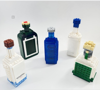 Ensemble de blocs de construction en plastique BRICK personnalisés sur le thème du luxe pour adultes, collection créative, cadeau