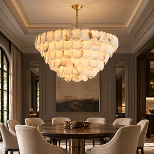 Lampadario Artistico in Alabastro Radiante per Sala da Pranzo, Soggiorno, Hall d'Hotel, Prezzo di Fabbrica all'Ingrosso - Product Image 1
