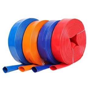 Venta caliente Pvc Layflat descarga manguera tubo 1 2 3 4 5 6 8 10 12 16 pulgadas para bomba de drenaje de agua agricultura riego piscina retrolavado - Product Image 1