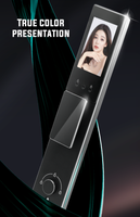 Cerradura de puerta delantera inteligente de entrada sin llave de reconocimiento facial 3D con cámara D3330 cerradura inteligente puerta impermeable al aire libre