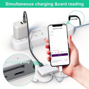 <span class=keywords><strong>5</strong></span> trong 1 OTG Multiport Đầu đọc thẻ với USB L/C/A để USB Một 3.0 SD/TF Tai nghe âm thanh & máy ảnh cho <span class=keywords><strong>iPhone</strong></span> iPad bên ngoài cài đặt - Product Image 6