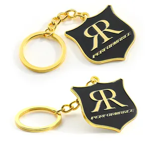 Personalized Personalized Custom Metal Keychain For Bags Soft Enamel Zinc Alloy Casting Plating Shiny Metal Keychain Wholesale Bulk