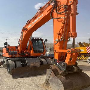 Doosan รถขุดล้อยางมือสอง DX190W 2022 116KW ชั่วโมงพลังงานต่ำผลิตในเกาหลีพร้อมกับมอเตอร์กระปุกเกียร์เครื่องยนต์ - Product Image 2