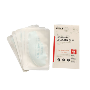 Masque en feuille de collagène fondant CPNP <span class=keywords><strong>Highprime</strong></span>, patchs de collagène hydrolysé soluble dans l'eau de haute pureté et brume - Product Image 3