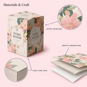 Scatole Personalizzate <span class=keywords><strong>per</strong></span> Candele Profumate, Confezioni Regalo in Cartone Spesso con Stampa in Lamina Metallica, Vendita all'Ingrosso - Product Image 1
