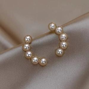 Aretes de Plata S925 con Perlas DIY para Mujer, Cuentas de 3-4 mm con 21773 Soportes Huecos, Múltiples Cuentas, Pernos para Oreja - Product Image 1