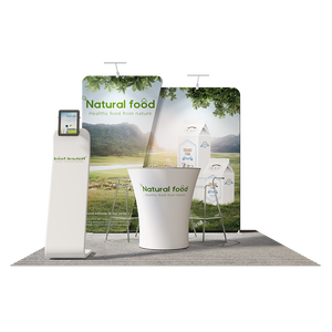 Tùy Chỉnh Modular Ánh Sáng Hộp Backdrop Hiển Thị Đứng Dễ Dặng-to-Cài Đặt Nhôm Căng Thẳng Vải Cho Quảng Cáo Cho Triển Lãm Gian Hàng - Product Image 2