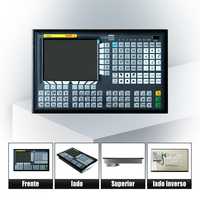 Système de commande CNC 980M pour fraiseuse, 3/4/6 axes, avec écran LCD, volant et kit de câbles pour machine de fraisage et de perçage CNC - Stock Brésil