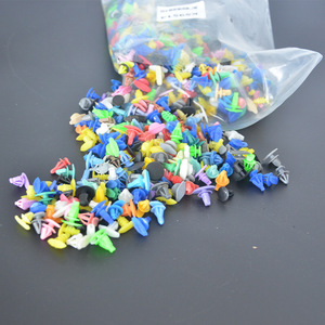 Auto Fastener Mixed Color Plastic <b>Clips</b> For <b>Car</b> Door Seal Repair 200g Pack - Product Image 1