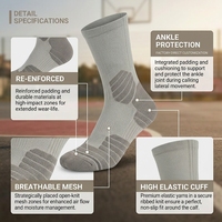 Chaussettes de basketball personnalisées OEM, confortables, avec coussinets en tissu éponge, respirantes, pour hommes et jeunes, pour l'exercice