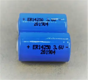 ER14250 1/2AA 1200mah 3.6V Lithium Li-SOCl2 Cylinder Battery Outperforms