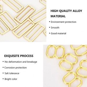 Popular Metal Underwear Accessories Bra Slider and Ring Adjuster Buckle for Strap Underwear - Product Image 5