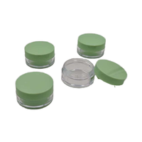Promotionnel 10ml clair vide en plastique petits mini pots cosmétiques emballage conteneur pot de crème