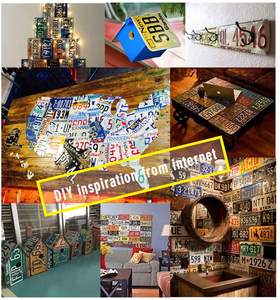 1er almacén Retro Vintage surtido de etiquetas de números de Estados de EE. UU., placas de matrícula en relieve, lote de 10/15/20/25/30 piezas, garaje de cueva de hombre - Product Image 4