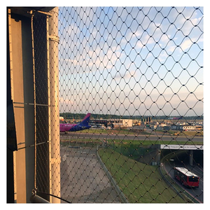 Paslanmaz çelik tel dokuma kablo halat örgü koruma çiti hayvan kafesleri ekran örgü tel halat kablo Net - Product Image 6