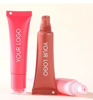 Baume à lèvres teinté personnalisé avec logo, vente en gros, baume à lèvres hydratant lissant, gloss à lèvres personnalisé, vente en gros