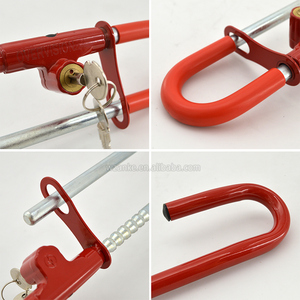 Verrou de <span class=keywords><strong>volant</strong></span> de <span class=keywords><strong>voiture</strong></span> en gros d'usine, double crochet, <span class=keywords><strong>barre</strong></span> double, verrou de <span class=keywords><strong>volant</strong></span> - Product Image 6